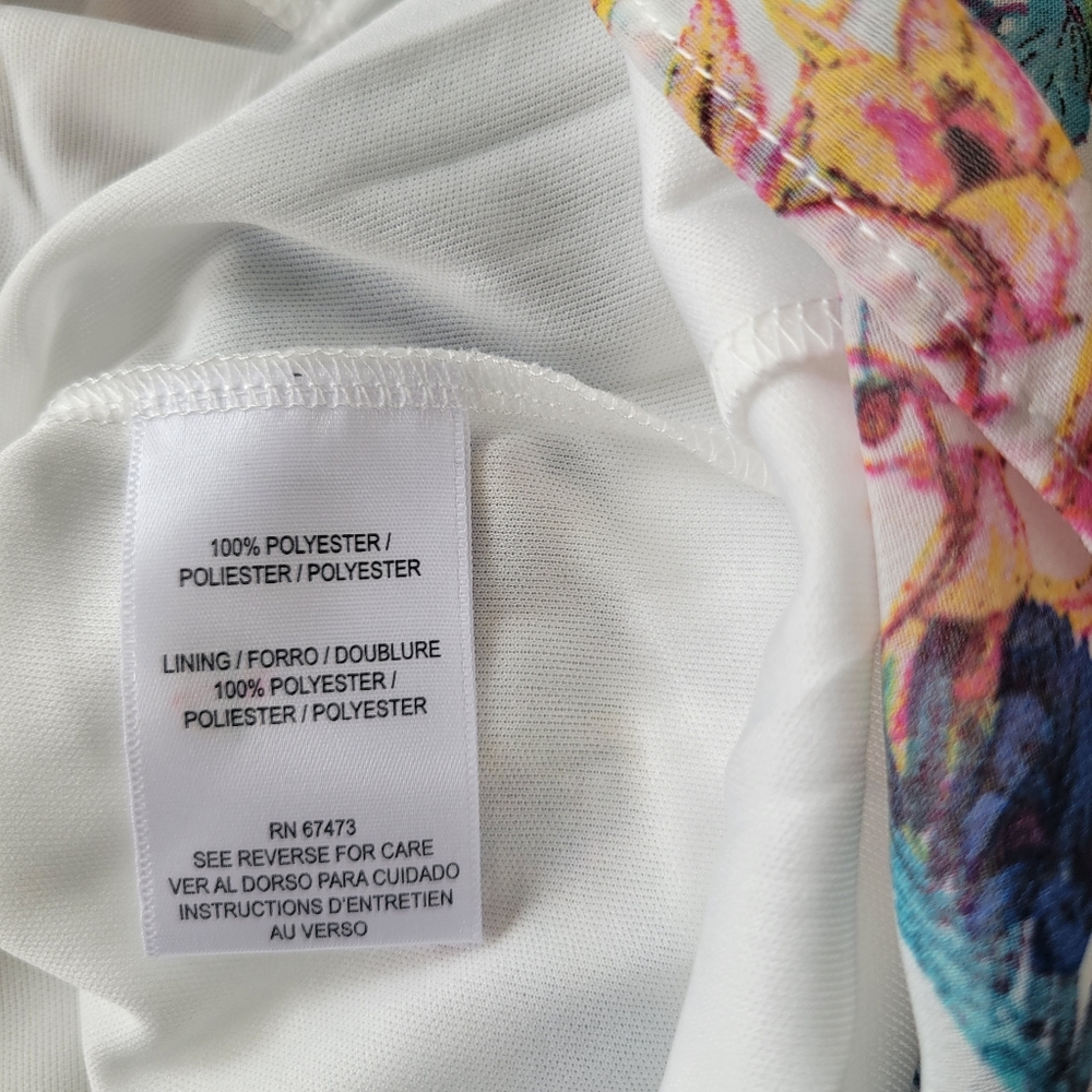 Taylor Floral Dress Fully Lined Size 12 - Picture 10 of 10